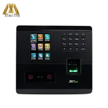 Биометрический уход за лицом UF200 лицо+ регистратор времени с дактилоскопией и контроль доступа TCP/IP часы для лица