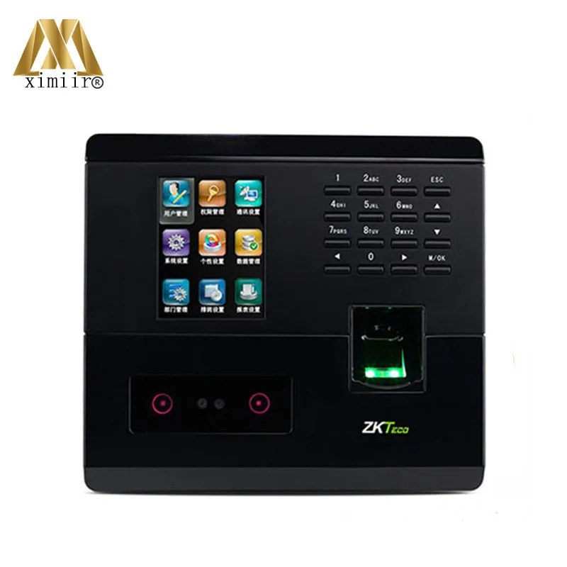 

Biometric face time attendance UF200 face + fingerprint time recorder and access control TCP/IP facial time clock