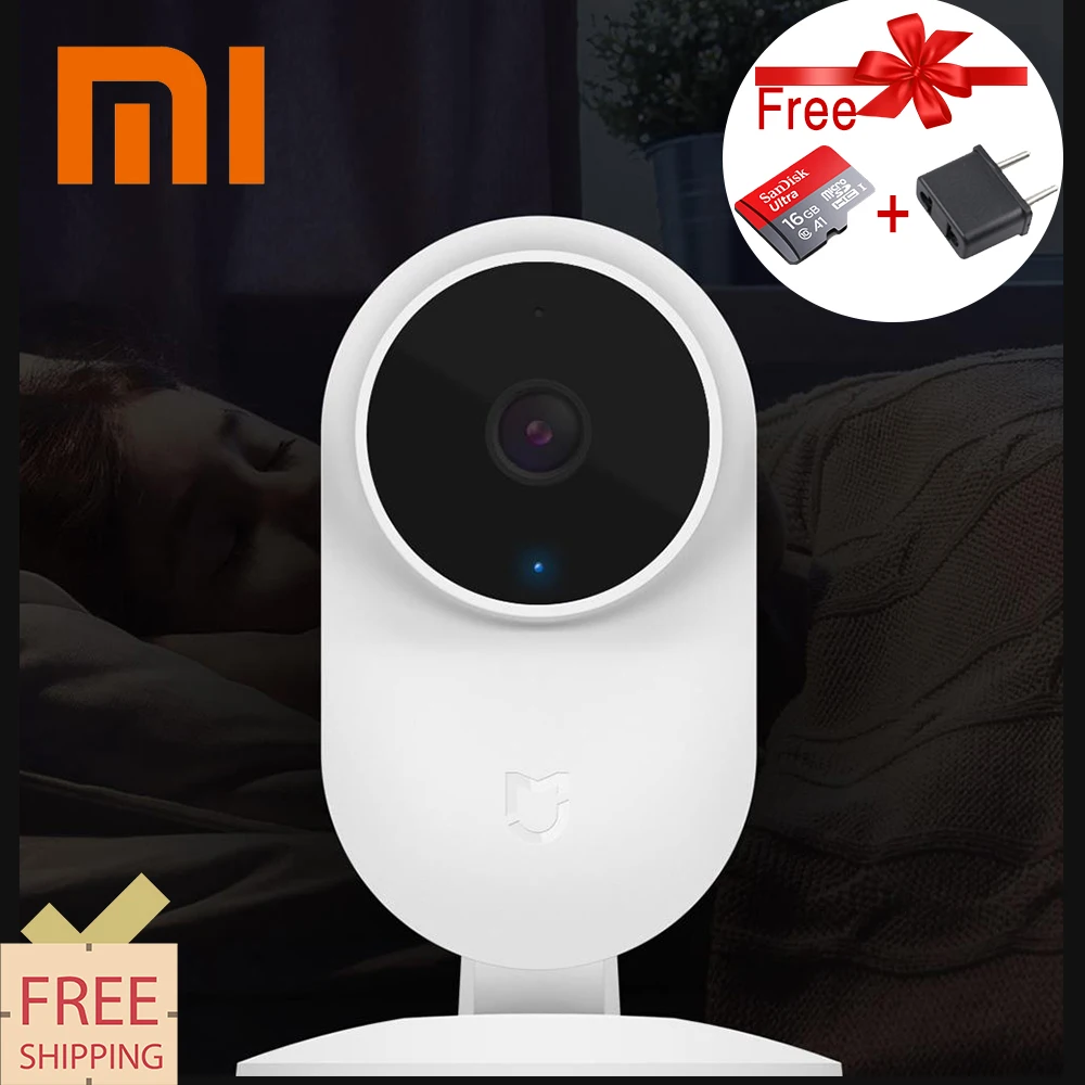 

Free 16G SD card Original Xiaomi 1080P Smart IP Dual-band WiFi 130 Degree FOV Partition Hierarchical Detection New