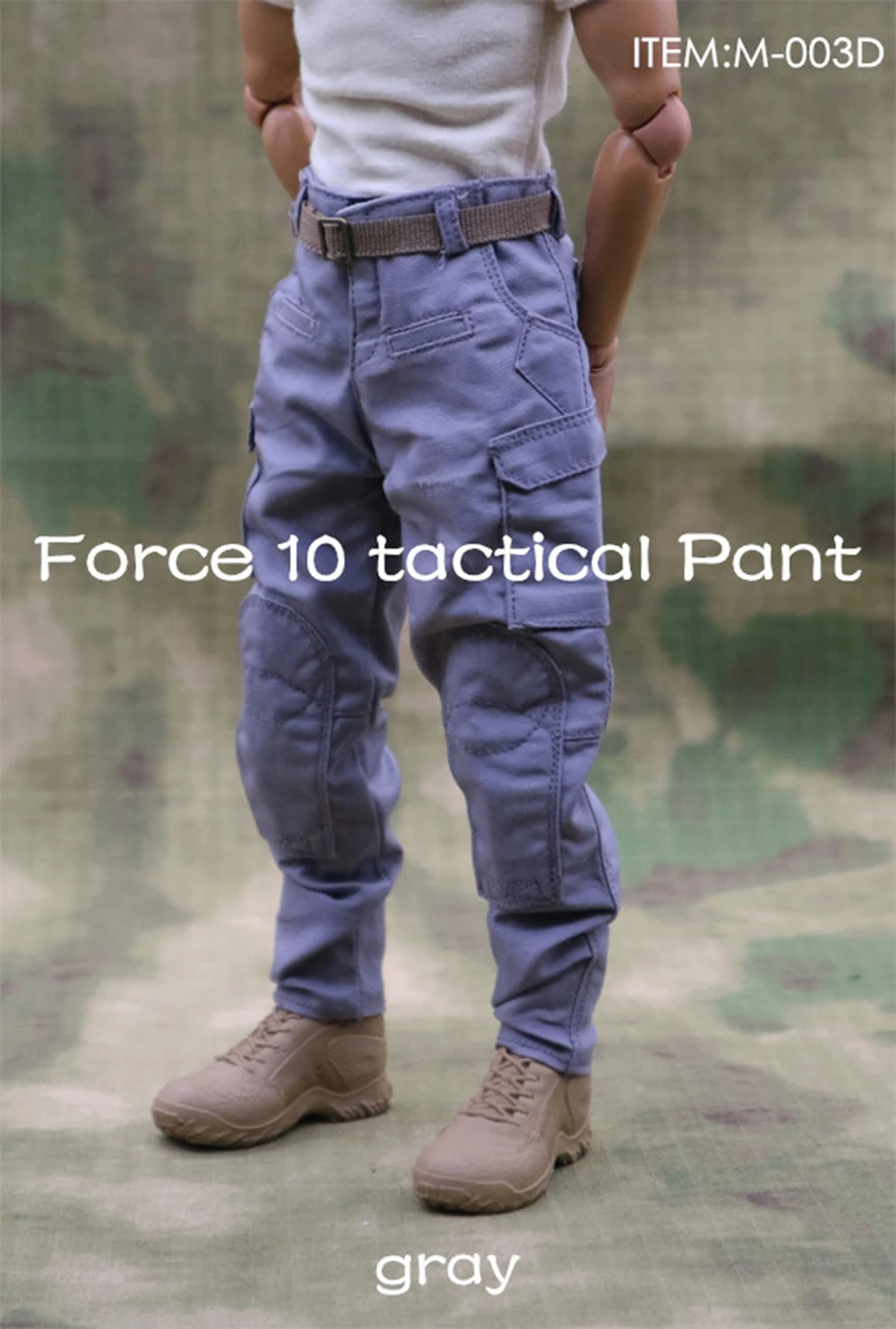 

1/6th Man Solider Figure Pants Model Combat Trousers Khaki M-0033C F/12" Man Male Action Figure Accessory