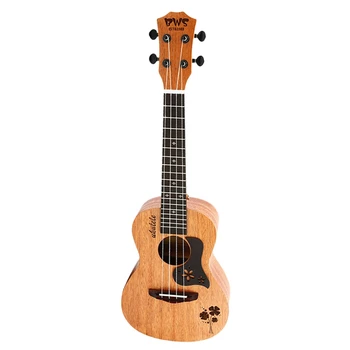 

BWS EST & 1988 Concert Ukulele 23 Inch 4 Strings Hawaiian Mini Guitar Acoustic Guitar Ukulele Mahogany Four-leaf clover Board
