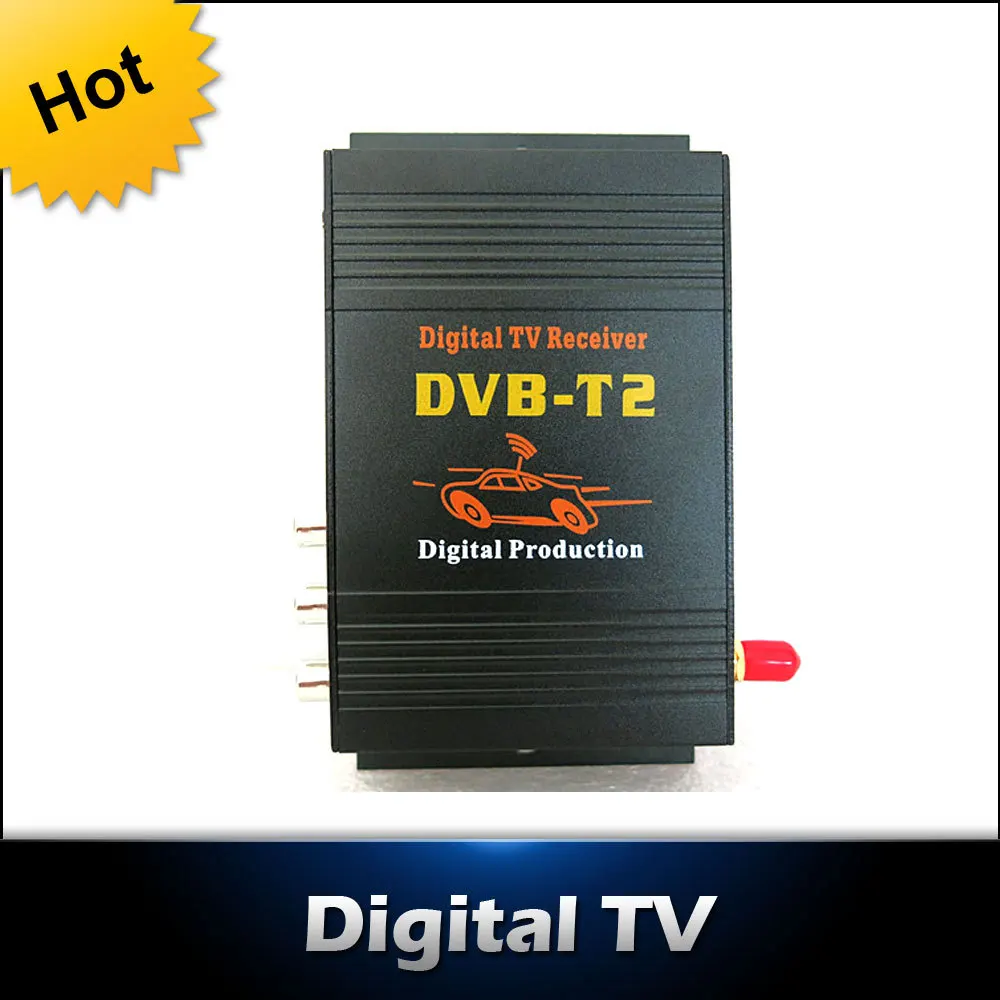 CAR DVB-T2 Mobile DIGITAL TV TUNER RECEIVER for Russia, Thailand, Columbia, Indonesia, Singapore