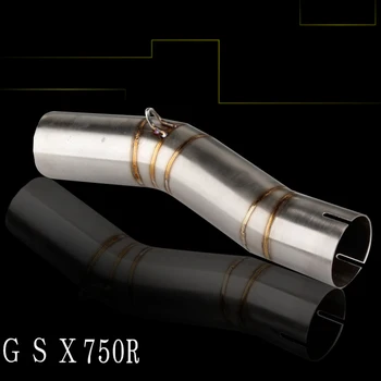 

GSR750 Middle Link Pipe Motorcycle Exhaust Full System Header for Suzuki GSR 750 Akrapovic Exhaust Muffler Pipe System Connect