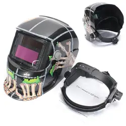 Солнечные сварочный шлем большой вид автоматического затемнения/затенение шлифовальный лак сварочный шлем очки/маска/Кепки