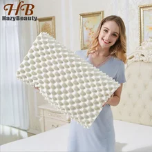 HazyBeauty Import Natural Latex 58x38x11/13cm Cervical Vertebrae Health Care Orthopedic Massage Natural Latex Pillow