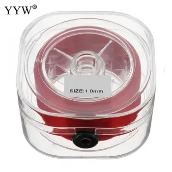 

YYW 0.6/1MM Crystal Thread Beading Stretch Elastic Thread Cord & Box Transparent Clear Round Beading Wire/String Jewelry Making