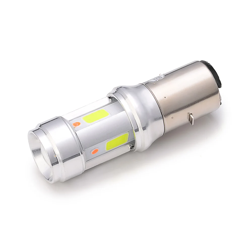 Nanoshine Двигатель цикл Фары для авто BA20d h6 18 Вт COB Hi/lo лампы Скутер ATV Аксессуары