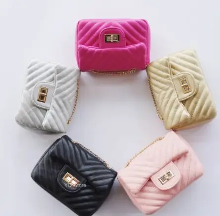 

Lattice Pattern Design Shoulder Bags for Kids PU Leather Girls Cute Messenger Bag Toddler Christmas gift bags