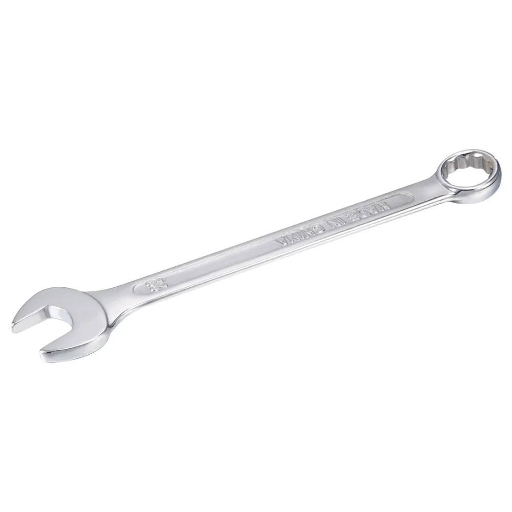 

Uxcell 1PCS Chrome Vanadium Steel 22/30mm Metric 12 Point Combination Wrench Silver Tone for Household Maintenance