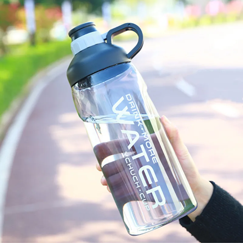 

2000ml Large Capacity Water Bottles BPA Free Gym Fitness Kettle Outdoor Camping Picnic Bicycle Cycling Climbing Shaker Bottles