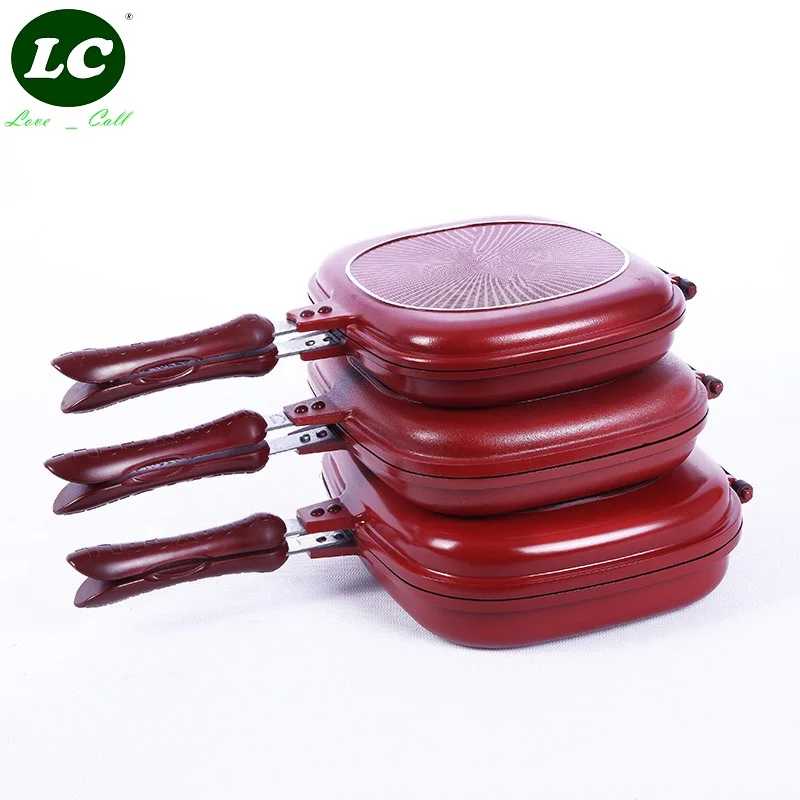 FRYING PAN DOUBLE FACE 28CM COOKING POT STEAK FRY PAN LUXURY EGG