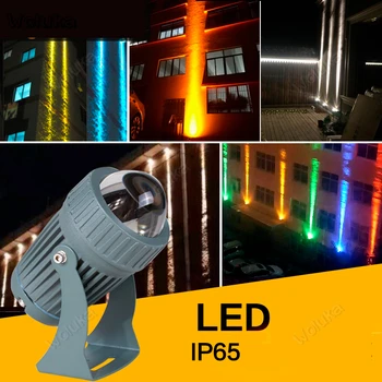 

A beam light spotlight LED outdoor waterproof long-range beam projection lamp wash wall light rainproof CD50 W01