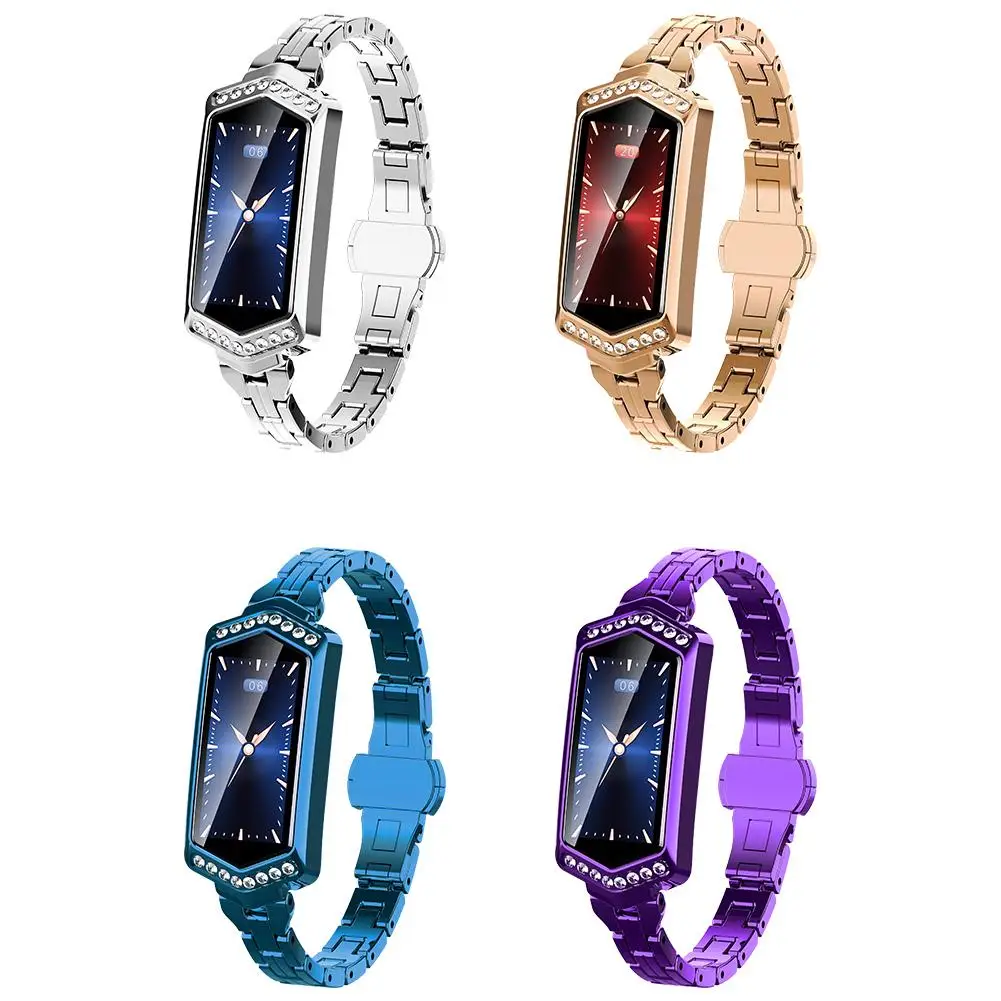 

B78 Smart Watch Female Fitness Tracker Smart Bracelet Heart Rate Blood Pressure Oxygen Monitor IP67 Bluetooth 4.0 Health Watches