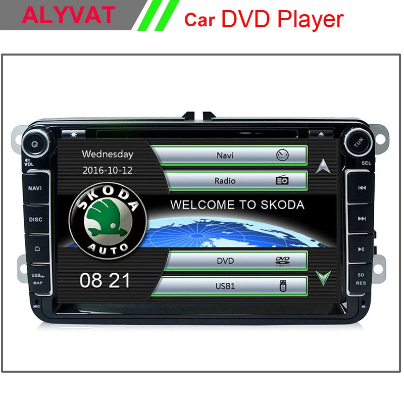 

2 Din 8 " touch screen Car DVD with GPS Navigation for VW JETTA PASSAT/B6/CC GOLF 5/6 POLO Touran Tiguan Caddy SEAT in can bus