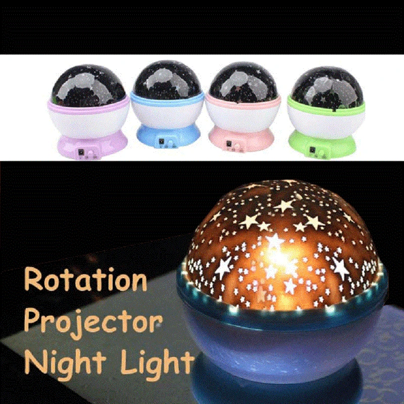 

Starry Sky LED Night Light Projector Luminaria Moon Novelty Table Night Lamp Battery USB Night Light for Children Room Lighting