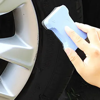 

High quality Auto Cleaning Products 125*73*35mm Car Polishing Waxing Sponge Plating Crystal Random Color