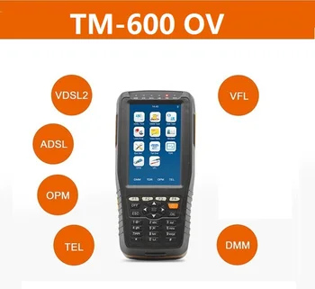 

TM-600 OV VDSL VDSL2 Tester ADSL WAN & LAN Tester xDSL Line Test Equipment with OPM and Visual Fault Loctor Function