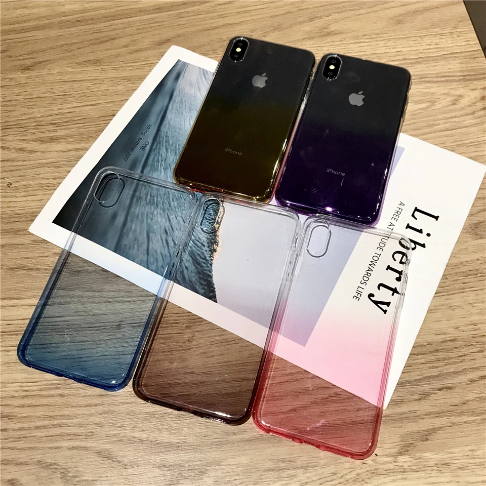 

Rainbow TPU Phone Case For iphone X XR XS MAX 6 6s 7 8 Plus Cover Silicone Cases On Huawei P20 Lite P10 Mate 10 9 Honor 7X 6X 6A