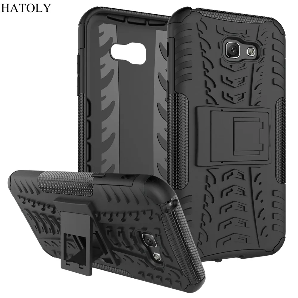 HATOLY For Cover Samsung Galaxy A7 2017 Case Armor Silicone Hard