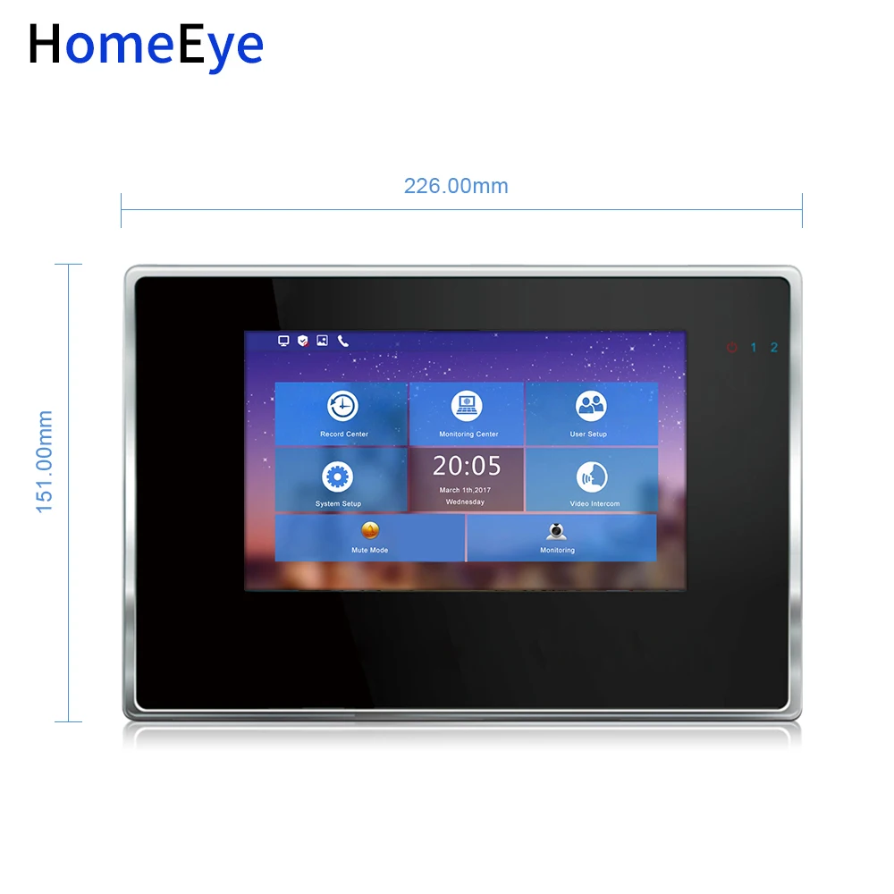 Tuya Smart APP Supported 960P WiFi Video Door Phone IP Video intercom Security Home Access Control System Keypad/IC Card/POE