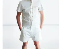 new  2019 New Fashion Man's Sets Casual Short Sleeve One Piece Jumpsuits Summer Shirt Rompers Men NEW