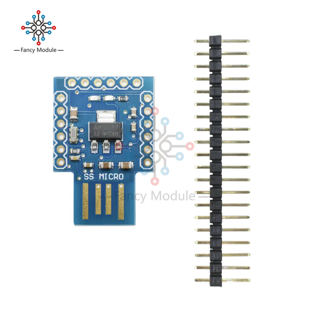 

Mini SS Micro ATMEGA32U4 Module Board Compatible For Arduino Pro Micro