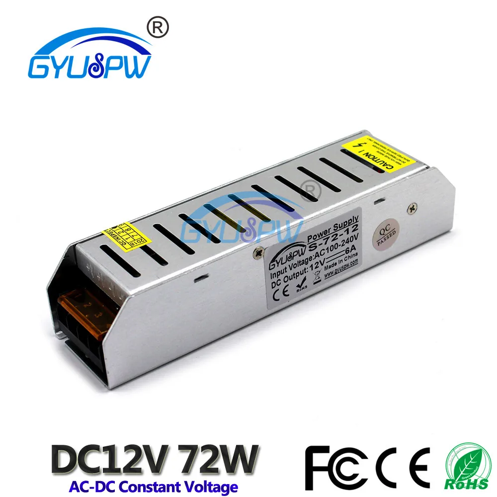 12V72W