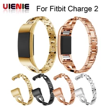 Браслет из натуральной нержавеющей стали для Fitbit charge2, ремешок для часов, петля, сменный ремешок на запястье, браслет для Charge 2