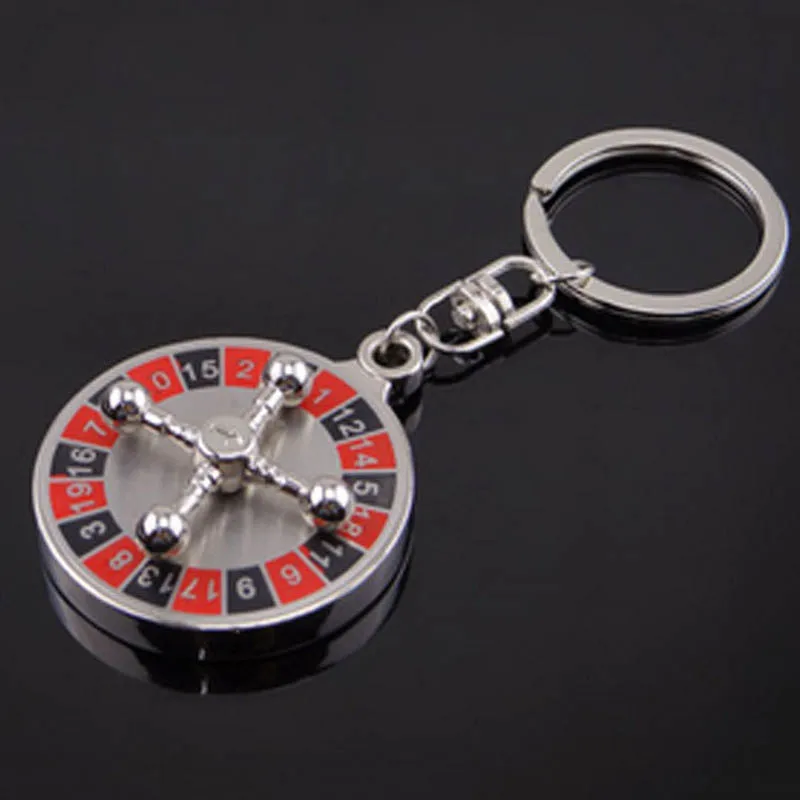 12pcs/lot Zinc Alloy Russian Turntable Classic Style KeyRing KeyChain