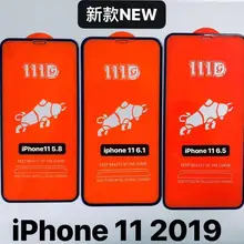 Sinzean 100 шт для IPHONE 11 Pro Max 111D полное покрытие из закаленного стекла для IPHONE 11 5,8/6,1/6,5 Высококачественная Защитная пленка для экрана