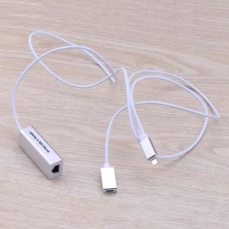 Сетевой кабель для мобильного телефона конвертер проводной сетевой карты iPhone