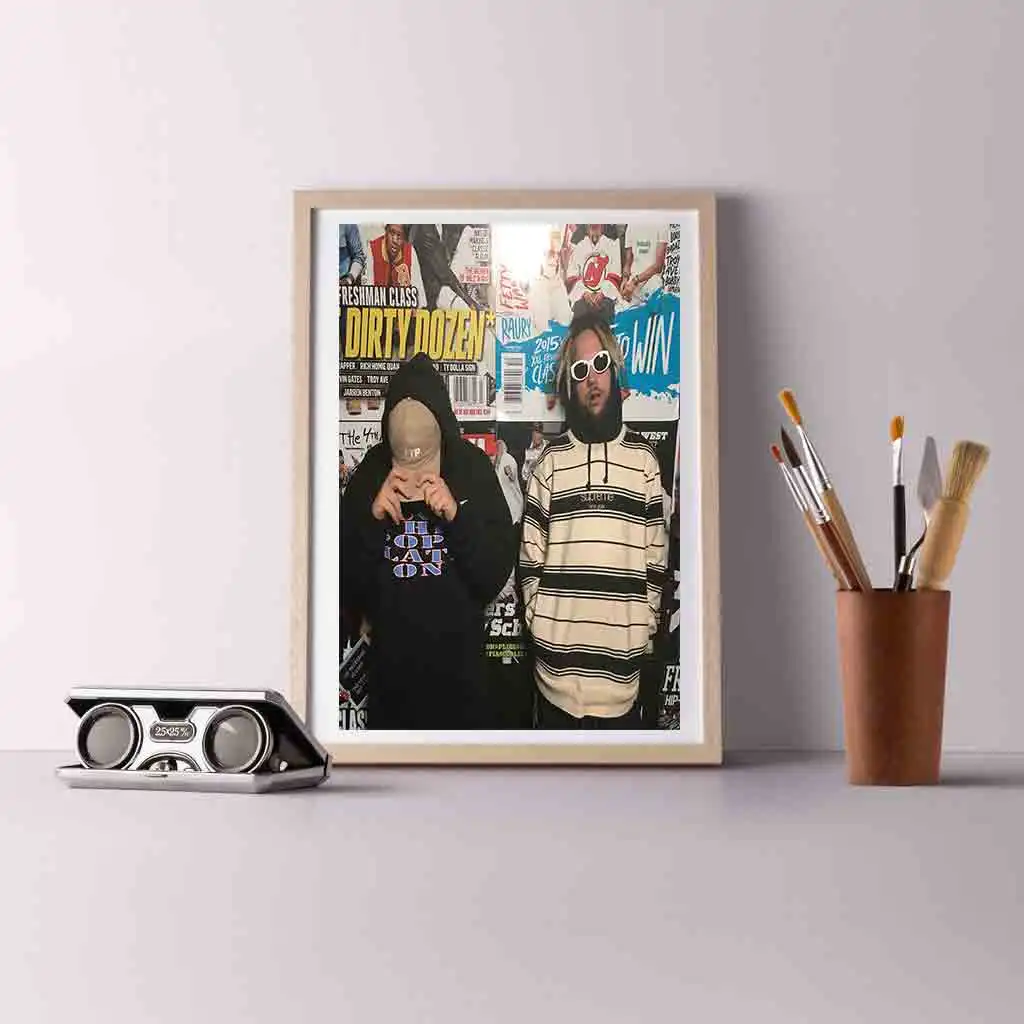 

$uicideboy$ Custom Rap Hip Hop Music Star Singer Art Poster Custom Room Decor 27x40 24x36 12x18 20x30inch Canvas Painting 3929