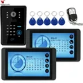 Yobang Sicherheit 7 "Wired Video Türklingel Intercom System mit RFID Passwort IR CUT HD Kamera-in Videosprechanlage aus Sicherheit und Schutz bei