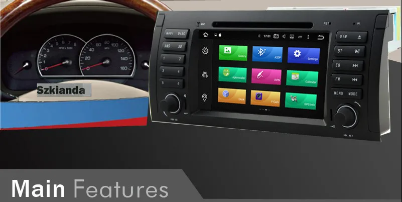 Flash Deal Android 8.0 Car DVD Player For BMW E39 Android dvd Navigation E53 X5 8 Core Bluetooth 4G WIFI 4GB RAM 32GB ROM Free Camera+DVR 2