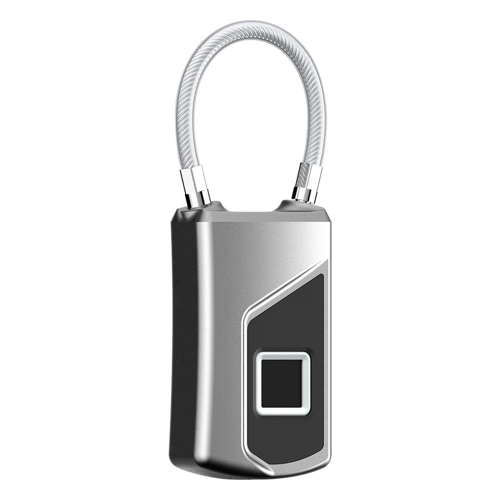 Водонепроницаемый Анти-кражи USB Перезаряжаемые Смарт ключа RFID отпечатков пальцев замок IP66 замок безопасности двери Чемодан замок для чемодана