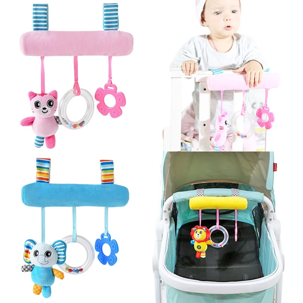 spesifikasi Bayi Anak Rattle Mainan Kartun Hewan Plush Tangan Bell Bayi Stroller Crib Gantung Mainan Kawaii Bayi Bayi Mainan Hadiah