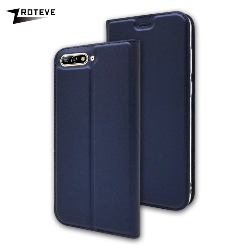 

For Honor 7A Pro Case Soft PU Leather Book Cover Card Slot Wallet Case For Huawei Honor 7A Pro For Huawei Y6 Prime 2018 Cases
