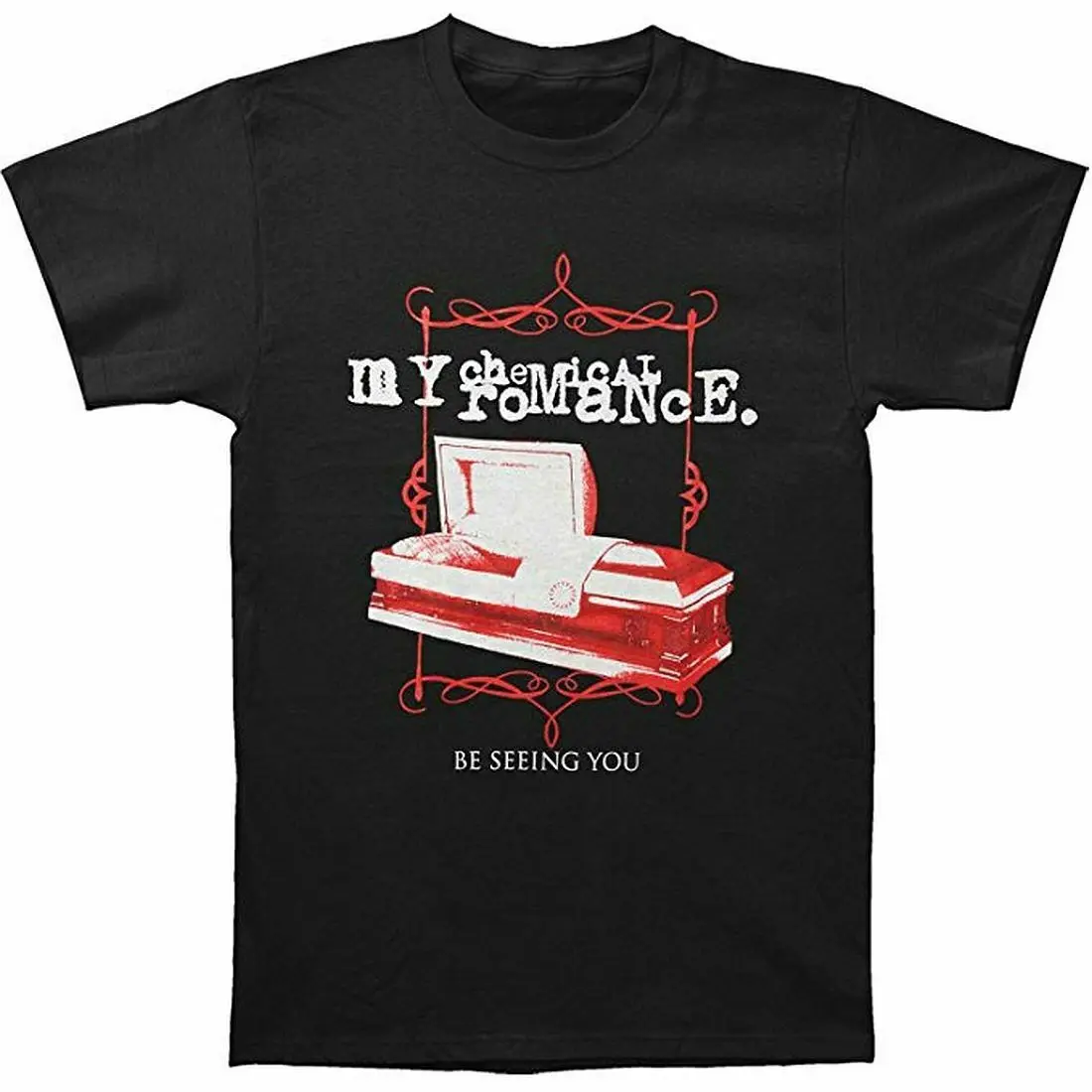 Футболка с изображением гроба My Chemical roman новая брендовая одежда всех размеров