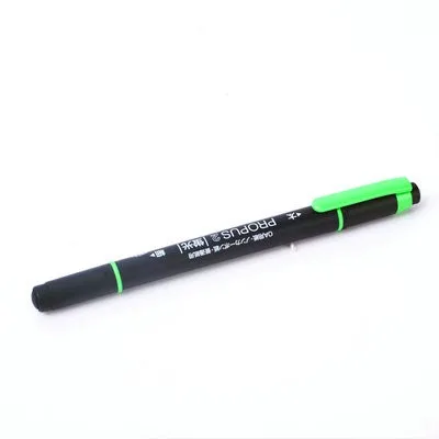 1 шт. Uni PUS-101T Propus2 двойной маркер ручка флуоресцентная ручка на водной основе Краска Ручка линия - Цвет: Green 1Pc