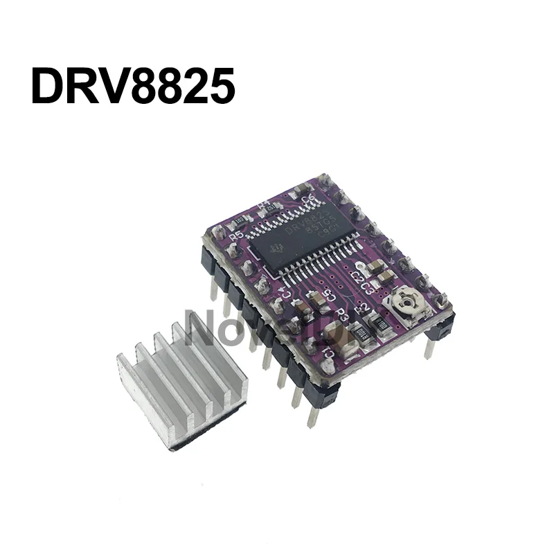Модуль шагового драйвера Reprap A4988 DRV8825 AT2100 модуль двигателя с радиатором для 3D
