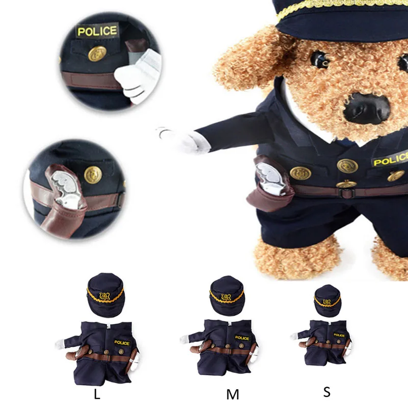 Funny Fashion Pet Dog Cat Clothes Costume Dress Doctor Policeman Cowboy Suit Outfit Cotton Apparel S M L Funny Fashion Pet Dog Cat Clothes Costume Dress Doctor Policeman Cowboy Suit Outfit Cotton Apparel S M L