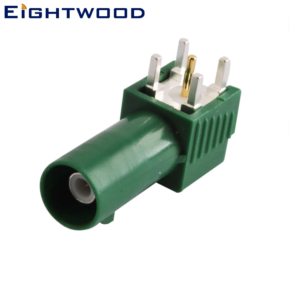 Eightwood Fakra E штекер RF коаксиальный разъем адаптер для монтажа печатной платы