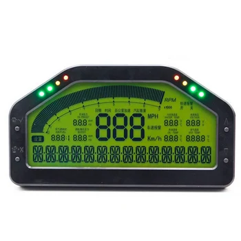 

Universal Dash Race Display Gauge SENSOR KIT Dashboard LCD Screen Waterproof 9000rpm Rally Gauge