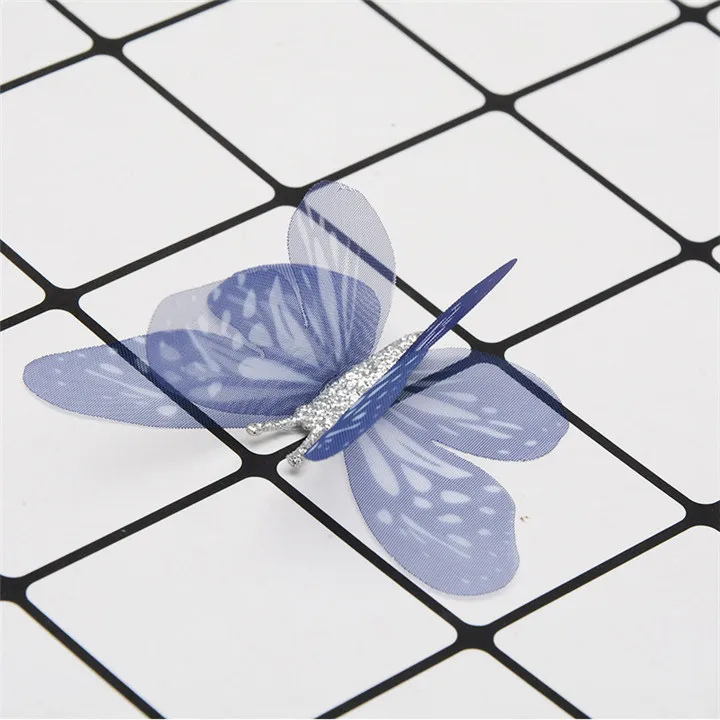 3 10PCS Colorful Butterfly For DIY Apparel Sewing & Fabric Lace Choker Necklace Women Clothing Sewing DIY Craft Supplies 30