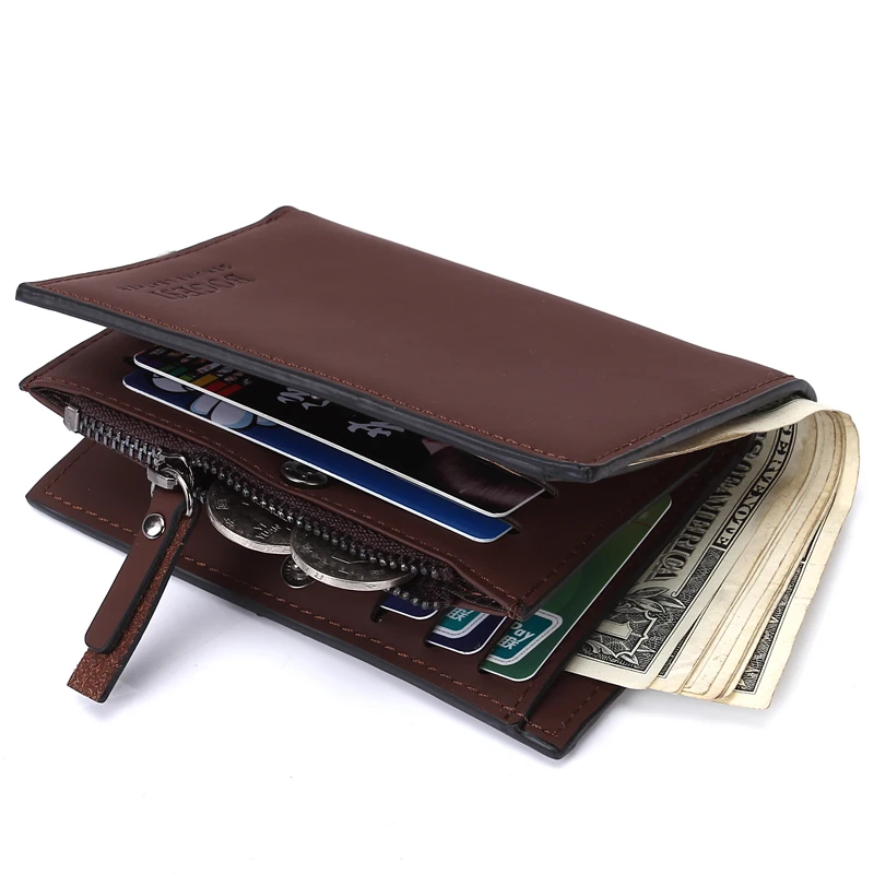 

Fashion Men Wallets with Coin Pocket Small Wallet Purse For Men Clutch Business Male Wallet Magic Vintage Luxury Wallet Purse828