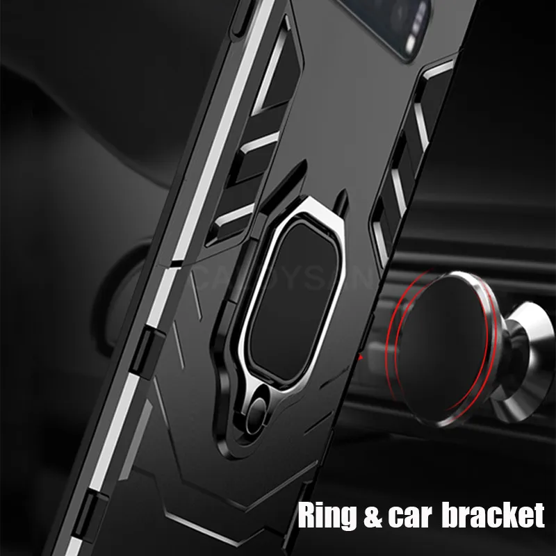 Роскошный Металлический автомобильный чехол-держатель для samsung Galaxy S9 S8 S10 Plus, чехол для телефона S10E S10 Lite, противоударный чехол