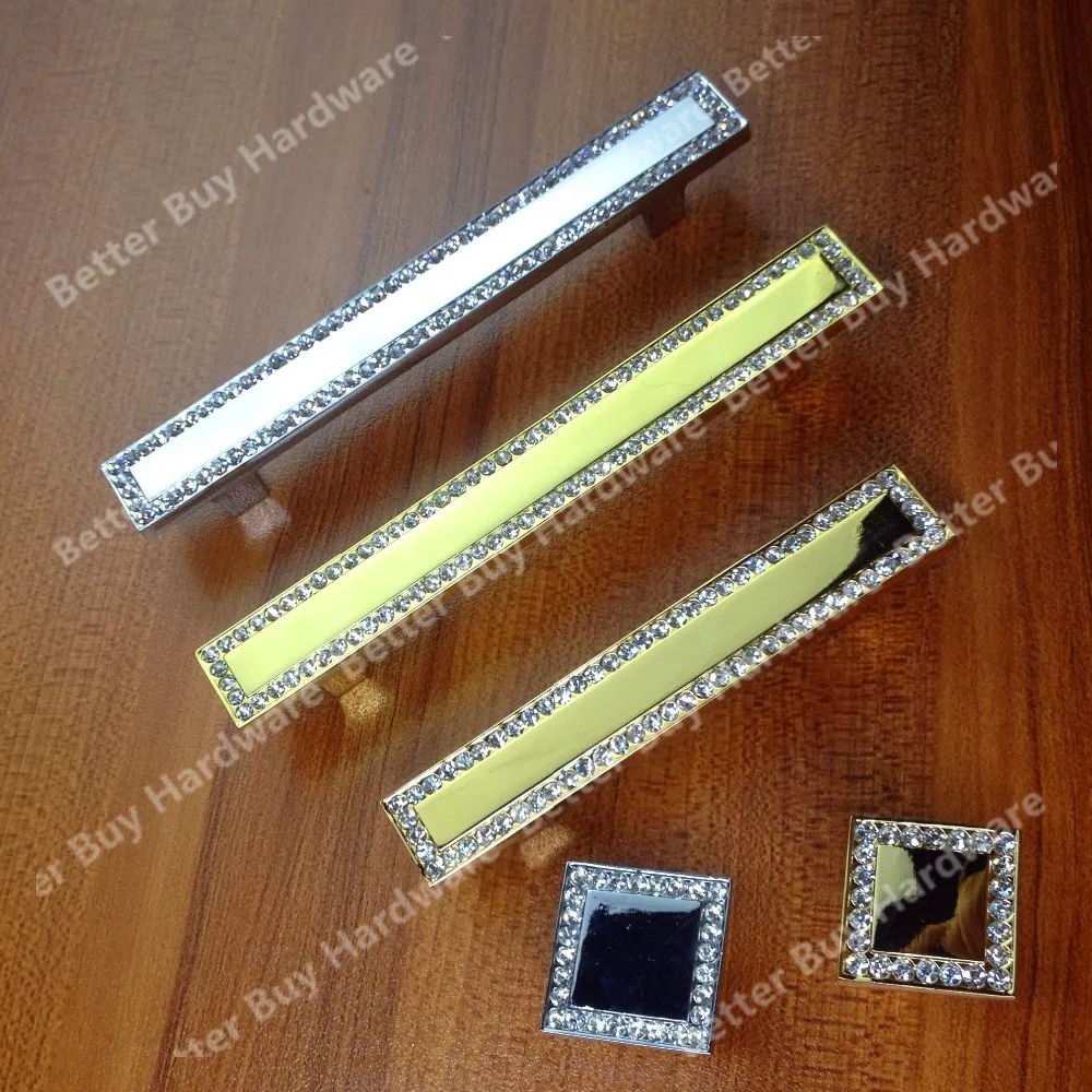 Single hole/ CC 96mm Gold Silver Drawer Pulls Antique Brass Plating Diamond Cabinet Furniture Knobs Dresser Handle Kitchen Pulls Single hole/ CC 96mm Gold Silver Drawer Pulls Antique Brass Plating Diamond Cabinet Furniture Knobs Dresser Handle Kitchen Pulls