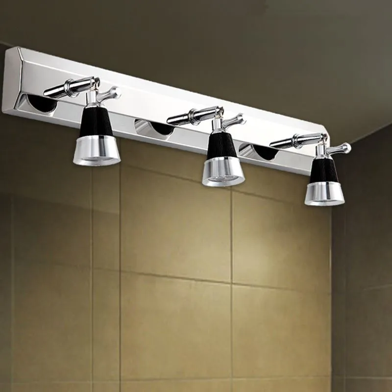 23 spine in acciaio inox moderno luci specchio del bagnowc lampade cabinet