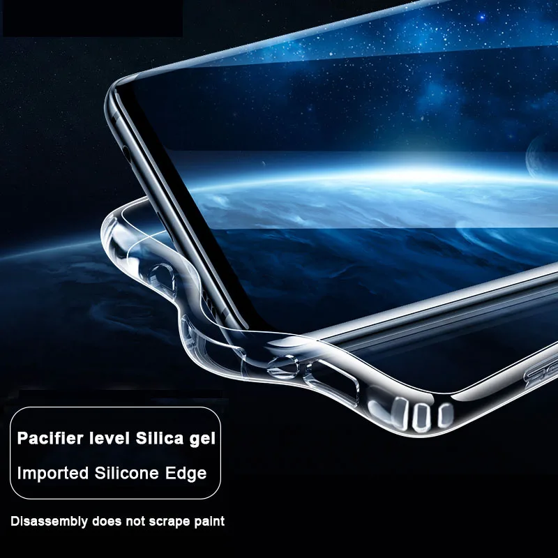 AOXIN 3D прозрачный чехол для телефона samsung Galaxy S10 S9 S8 Plus S10e S7 edge чехол Прозрачный Мягкий ТПУ силиконовый чехол