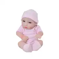11 Inch Mini Full Silicone Vinyl Baby Reborn Dolls Twins Lifelike Girl And Boy Newborn Boneca For Children's Day Gift Bathe Toy